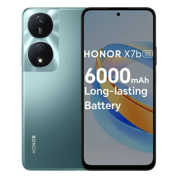 HONOR X7b 5G Dual SIM – 8GB RAM, 256GB ROM, 6.8″ FHD+ Display, 6000mAh Battery, Emerald Green (UAE Version)